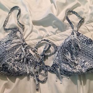 Fringe bikini top